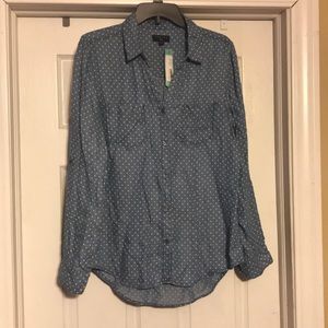 NWT Stitch Fix! Tinsel Chambray Top